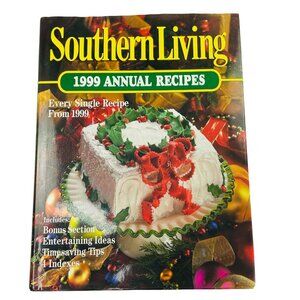 Southern Living 1999 Annual Recipes Vintage Cookbook Hard Cover Vintage u Bonuse